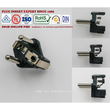 TURKEY / SCHUKO PLUG INSERT hueco sin inyección de plástico 0,35 mm de espesor vde